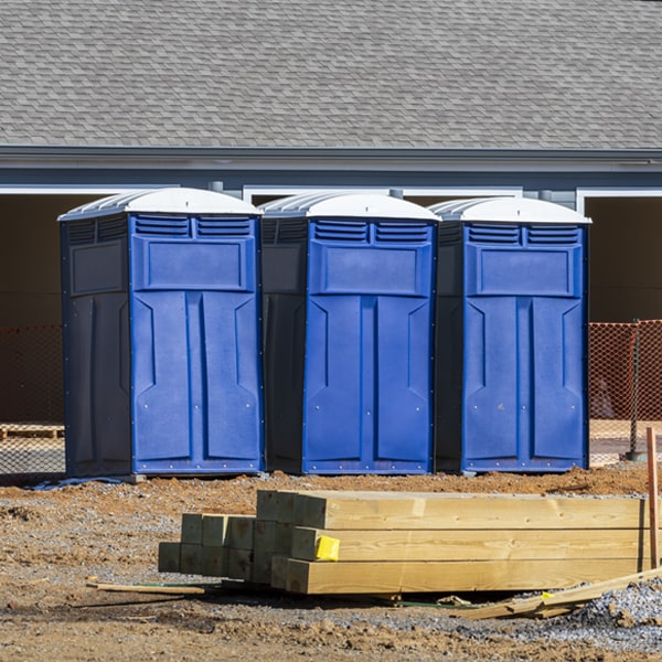 do you offer hand sanitizer dispensers inside the porta potties in Cheshire OH